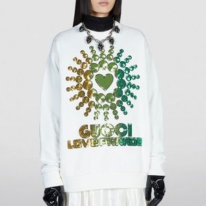 Gucci Love Parade Sequinned Sweatshirt